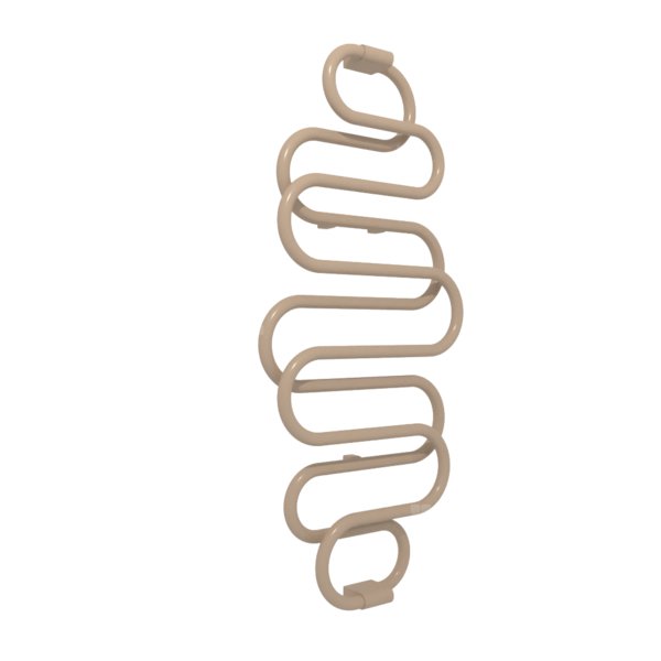 Grzejnik elektryczny TERMA PERŁA E 1360 x 500 mm, kolor kwarc, moc 284 W, podłączenie EX, kabel prosty bez wtyczki biały
