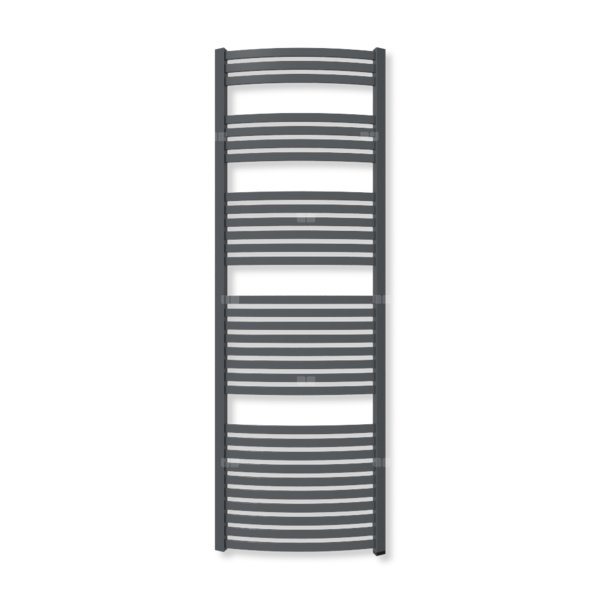 Grzejnik elektryczny TERMA DEXTER ONE 1760 x 600 mm, kolor szary grafitowy RAL7024, moc 300 W, podłączenie E8, kabel prosty bez wtyczki szary