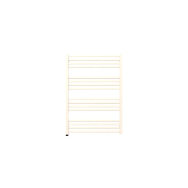 Grzejnik elektryczny TERMA FIONA ONE 900 x 630 mm, kolor biały kremowy RAL9001, moc 600 W, podłączenie E1, kabel prosty bez wtyczki biały