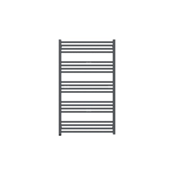 Grzejnik elektryczny TERMA FIONA ONE 1140 x 680 mm, kolor szary antracytowy RAL7016, moc 600 W, podłączenie E1, kabel prosty bez wtyczki biały