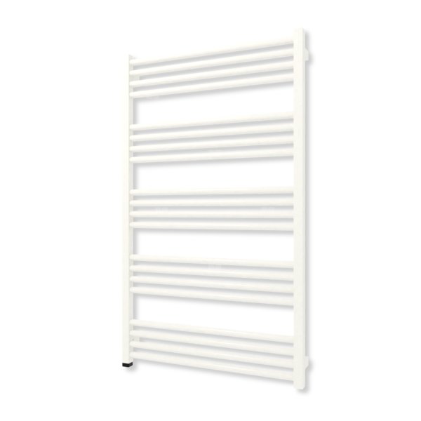 Grzejnik elektryczny TERMA FIONA ONE 1140 x 680 mm, kolor biały drogowy RAL9016, moc 600 W, podłączenie E8, kabel prosty bez wtyczki biały