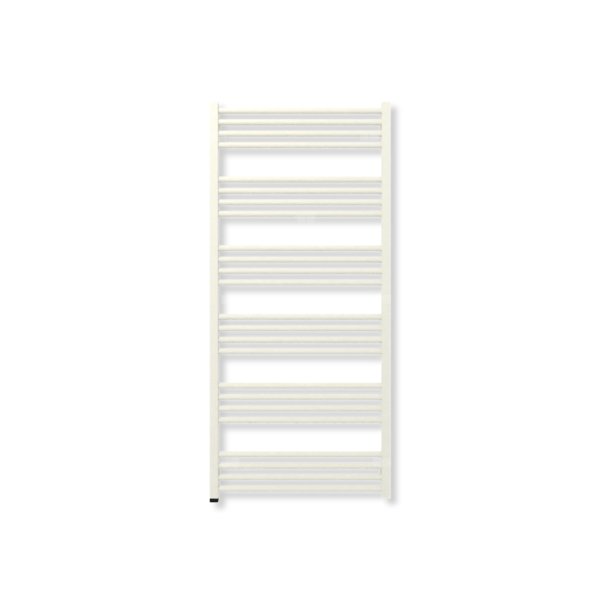 Grzejnik elektryczny TERMA FIONA ONE 1380 x 630 mm, kolor rumieniec, moc 800 W, podłączenie E1, kabel prosty bez wtyczki czarny