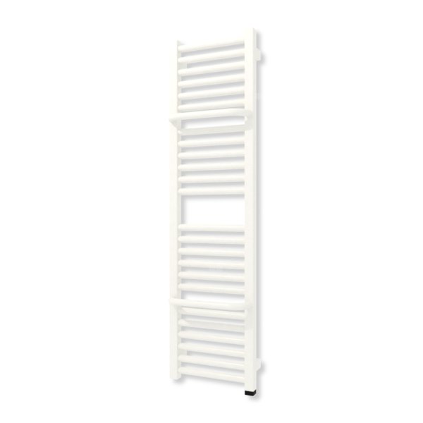 Grzejnik elektryczny TERMA LIMA ONE 1140 x 300 mm, kolor biały drogowy RAL9016, moc 400 W, podłączenie E8, kabel prosty bez wtyczki