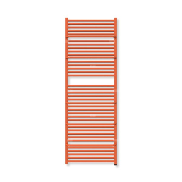 Grzejnik elektryczny TERMA LIMA ONE 1700 x 600 mm, kolor pomarańczowy RAL2004, moc 200 W, podłączenie E8, kabel prosty bez wtyczki czarny