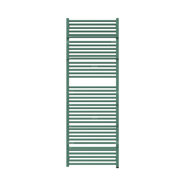 Grzejnik elektryczny TERMA LIMA ONE 1700 x 600 mm, kolor zielony patynowy RAL6000, moc 200 W, podłączenie E1, kabel prosty z wtyczką szary
