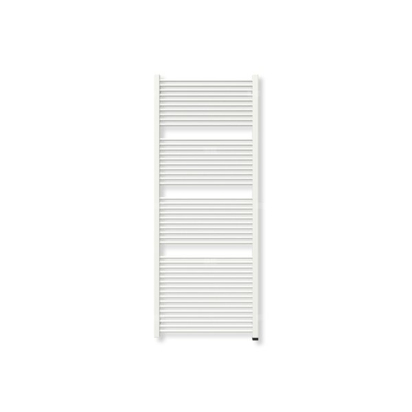 Grzejnik elektryczny TERMA MIKE ONE 1330 x 530 mm, kolor biały soft, moc 600 W, podłączenie E1, kabel prosty bez wtyczki szary