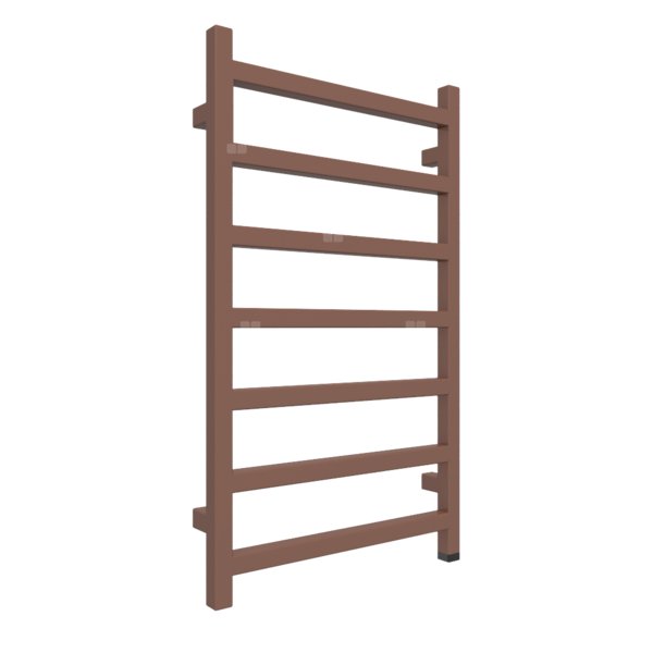 Grzejnik elektryczny TERMA SIMPLE ONE 840 x 500 mm, kolor Cu, moc 300 W, podłączenie E1, kabel prosty bez wtyczki szary