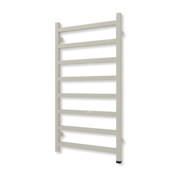 Grzejnik elektryczny TERMA SIMPLE ONE 960 x 500 mm, kolor szary jedwabisty RAL7044, moc 400 W, podłączenie E8, kabel prosty bez wtyczki szary