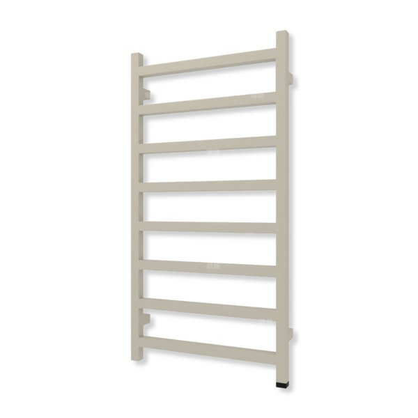 Grzejnik elektryczny TERMA SIMPLE ONE 960 x 500 mm, kolor kalifornijski beż, moc 400 W, podłączenie E1, kabel prosty bez wtyczki czarny