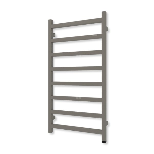 Grzejnik elektryczny TERMA SIMPLE ONE 960 x 500 mm, kolor błyszczący żwir, moc 400 W, podłączenie E8, kabel prosty bez wtyczki czarny