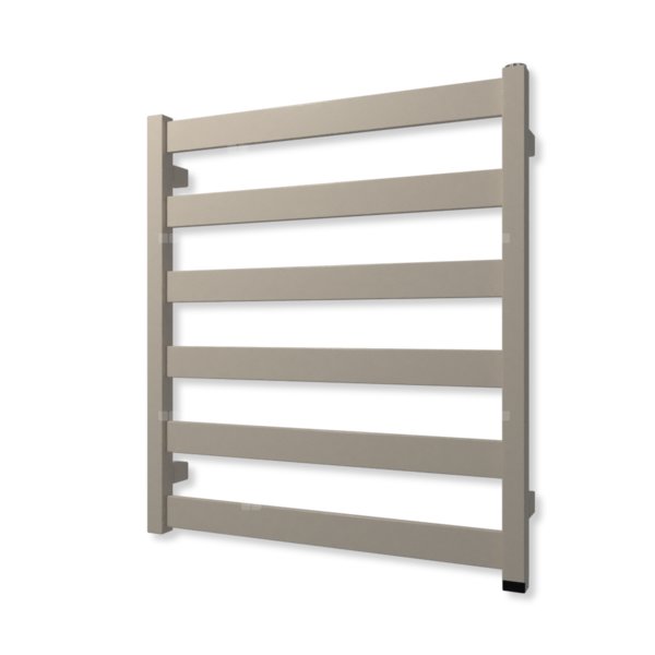 Grzejnik elektryczny TERMA VIVO ONE 670 x 600mm, kolor biały kremowy RAL9001, moc 200 W, podłączenie E8, kabel prosty bez wtyczki żółty