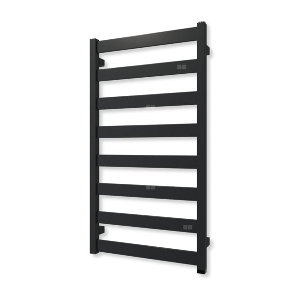 Grzejnik elektryczny TERMA VIVO ONE 910 x 500 mm, kolor ral 7021 mat, moc 400 W, podłączenie E8, kabel prosty bez wtyczki szary