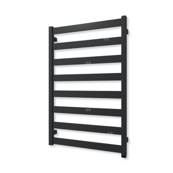 Grzejnik elektryczny TERMA VIVO ONE 910 x 600mm, kolor szary antracytowy RAL7016, moc 400 W, podłączenie E1, kabel spiralny z wtyczką szary