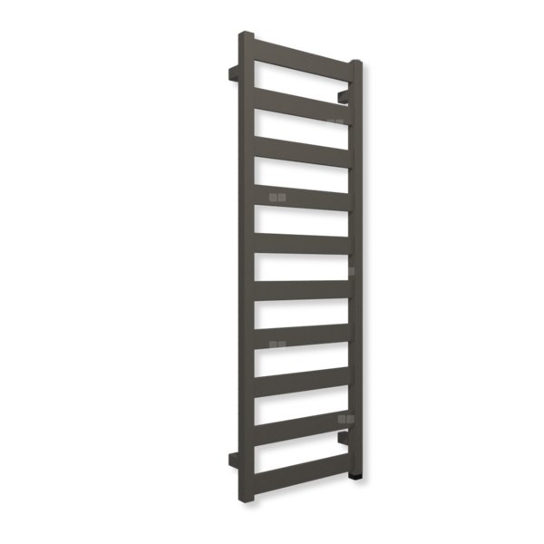 Grzejnik elektryczny TERMA VIVO ONE 1150 x 400mm, kolor szary kwarcytowy RAL7039, moc 400 W, podłączenie E1, kabel prosty bez wtyczki czarny