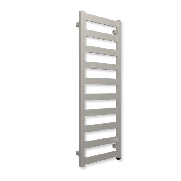 Grzejnik elektryczny TERMA VIVO ONE 1150 x 400mm, kolor biała ściana, moc 400 W, podłączenie E8, kabel spiralny z wtyczką czarny