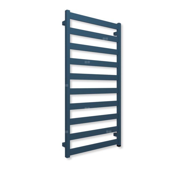 Grzejnik elektryczny TERMA VIVO ONE 1150 x 600mm, kolor niebieski brylantowy RAL5007, moc 600 W, podłączenie E8, kabel prosty bez wtyczki szary