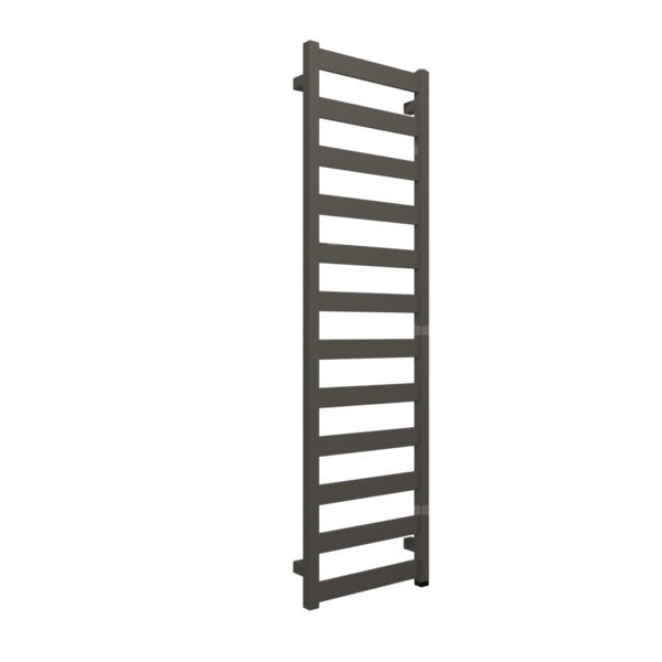 Grzejnik elektryczny TERMA VIVO ONE 1390 x 400mm, kolor błyszczący żwir, moc 400 W, podłączenie E8, kabel prosty bez wtyczki czarny
