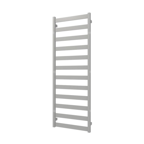 Grzejnik elektryczny TERMA VIVO ONE 1390 x 500mm, kolor jasne aluminium metaliczny RAL9006, moc 600 W, podłączenie E8, kabel prosty bez wtyczki szary