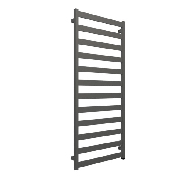 Grzejnik elektryczny TERMA VIVO ONE 1390 x 600mm, kolor ral 7037 mat, moc 400 W, podłączenie E1, kabel prosty z wtyczką czarny