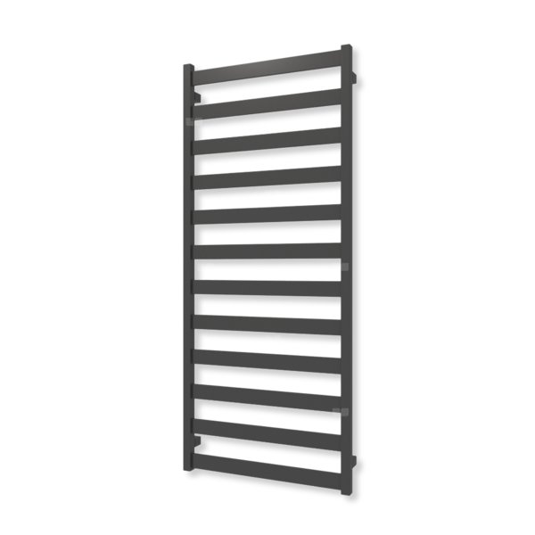 Grzejnik elektryczny TERMA VIVO ONE 1390 x 600mm, kolor heban, moc 600 W, podłączenie E8, kabel prosty bez wtyczki biały