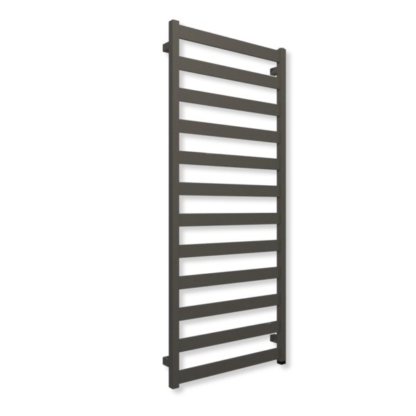 Grzejnik elektryczny TERMA VIVO ONE 1390 x 600mm, kolor błyszczący żwir, moc 600 W, podłączenie E1, kabel prosty z wtyczką szary