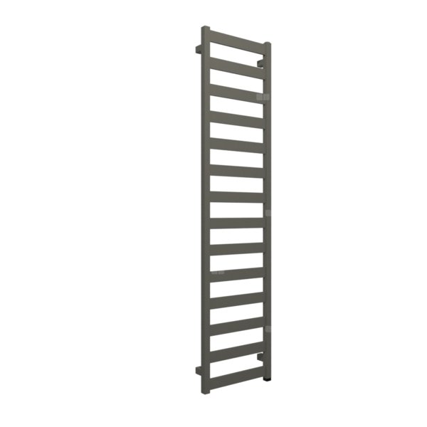Grzejnik elektryczny TERMA VIVO ONE 1630 x 400mm, kolor szary betonowy RAL7023, moc 600 W, podłączenie E8, kabel prosty bez wtyczki szary