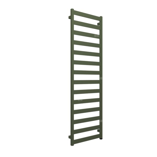 Grzejnik elektryczny TERMA VIVO ONE 1630 x 500mm, kolor seledynowy groszkowy RAL6011, moc 600 W, podłączenie E1, kabel prosty bez wtyczki szary