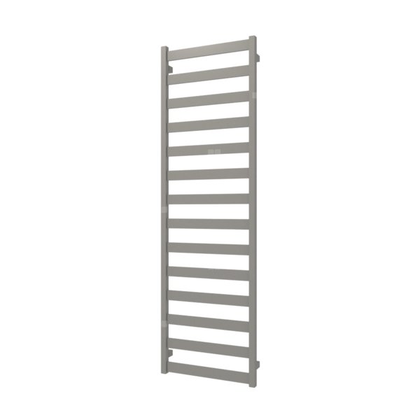Grzejnik elektryczny TERMA VIVO ONE 1630 x 500mm, kolor ciemne aluminium metaliczny RAL9007, moc 600 W, podłączenie E8, kabel prosty bez wtyczki szary
