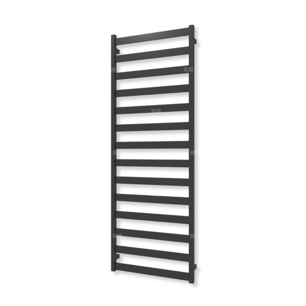 Grzejnik elektryczny TERMA VIVO ONE 1630 x 600mm, kolor czarny jak kruk połysk RAL9005, moc 800 W, podłączenie E1, kabel prosty bez wtyczki