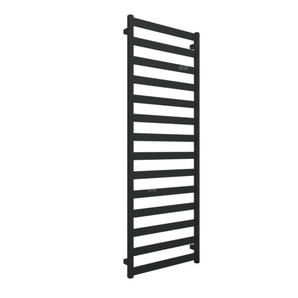Grzejnik elektryczny TERMA VIVO ONE 1630 x 600mm, kolor czarny jak kruk soft, moc 800 W, podłączenie E8, kabel prosty z wtyczką czarny