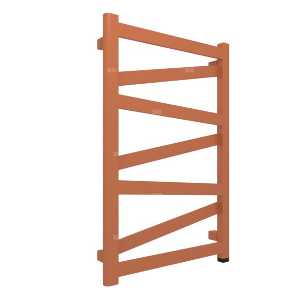 Grzejnik elektryczny TERMA VIPERA ONE 750 x 500 mm, kolor jasna Cu, moc 300 W, podłączenie E8, kabel prosty bez wtyczki biały