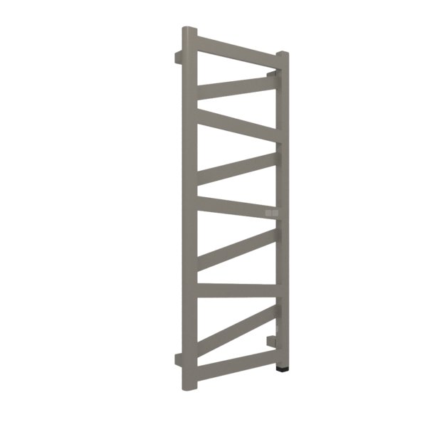 Grzejnik elektryczny TERMA VIPERA ONE 990 x 400 mm, kolor błyszczący żwir, moc 300 W, podłączenie E8, kabel prosty bez wtyczki czarny