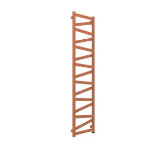 Grzejnik el. TERMA VIPERA ONE 1710/400 IHE, podł.E8 600W, k. pr.bez wt.1,5m.cz