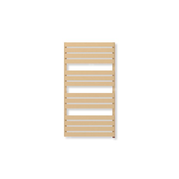 Grzejnik elektryczny TERMA WARP T ONE 1110 x 600mm, kolor beżowy RAL1001, moc 600 W, podłączenie E1, kabel prosty z wtyczką biały