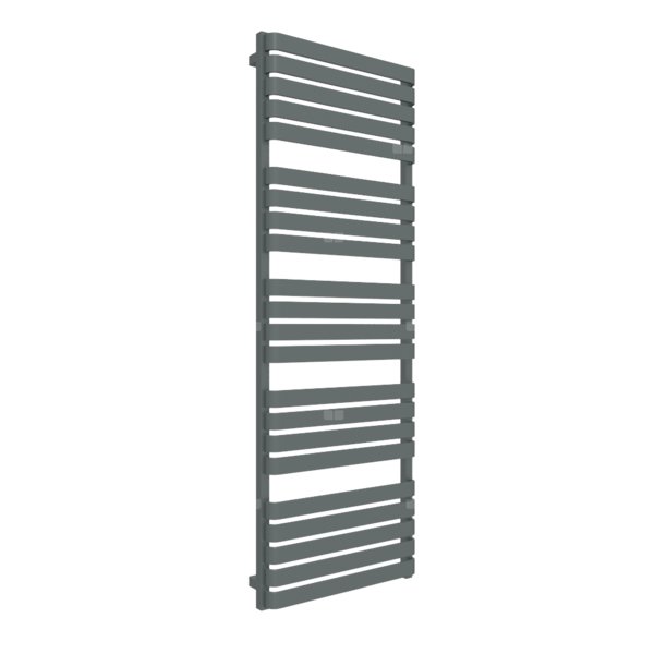 Grzejnik elektryczny TERMA WARP T ONE 1690 x 600mm, kolor szary bazaltowy RAL7012, moc 1000 W, podłączenie E1, kabel prosty bez wtyczki biały