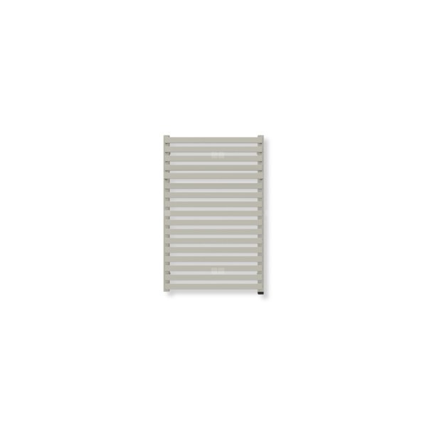 Grzejnik drabinkowy TERMA CITY ONE, podłączenie S8, wym. 780 x 500 mm, kolor szary jedwabisty RAL7044 (farba), moc 455W