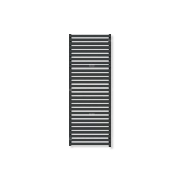 Grzejnik drabinkowy TERMA CITY ONE, podłączenie S1, wym. 1320 x 500 mm, kolor czarny jak kruk mat RAL9005 (farba), moc 739W