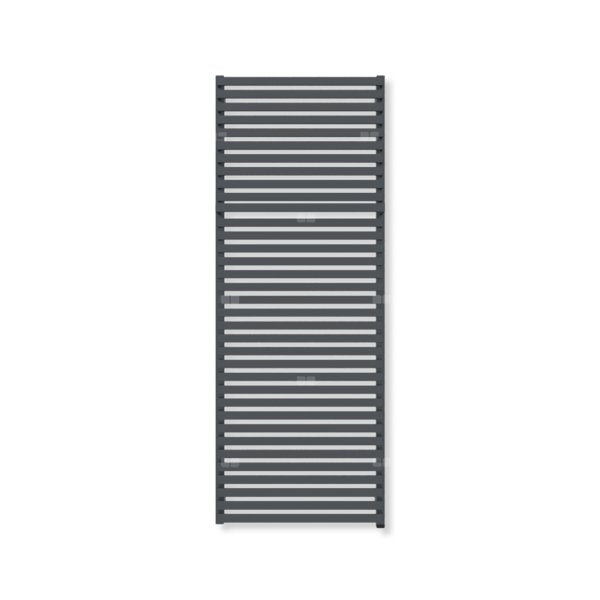 Grzejnik drabinkowy TERMA CITY ONE, podłączenie S1, wym. 1590 x 600 mm, kolor szary antracytowy RAL7016 (farba), moc 1055W