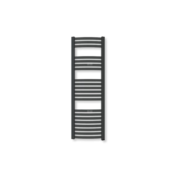 Grzejnik drabinkowy TERMA DEXTER ONE, podłączenie S1, wym. 1220 x 400 mm, kolor czarny jak kruk soft (farba), moc 440W
