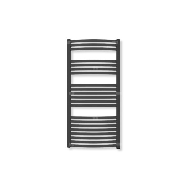 Grzejnik drabinkowy TERMA DEXTER ONE, podłączenie S1, wym. 1220 x 600 mm, kolor heban (farba), moc 640W