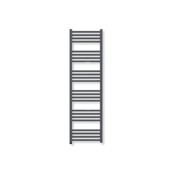 Grzejnik drabinkowy TERMA FIONA ONE, podłączenie S1, wym. 1380 x 400 mm, kolor metaliczna czerń (farba), moc 464W