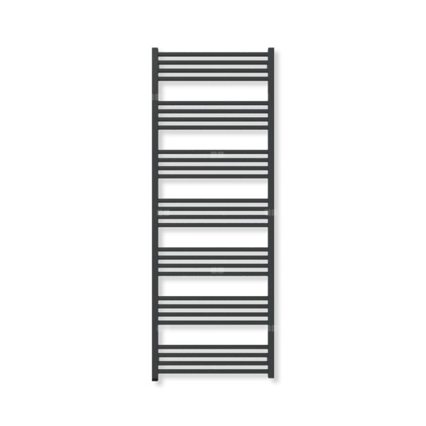 Grzejnik drabinkowy TERMA FIONA ONE, podłączenie S1, wym. 1620 x 600 mm, kolor czarny jak kruk mat RAL9005 (farba), moc 815W