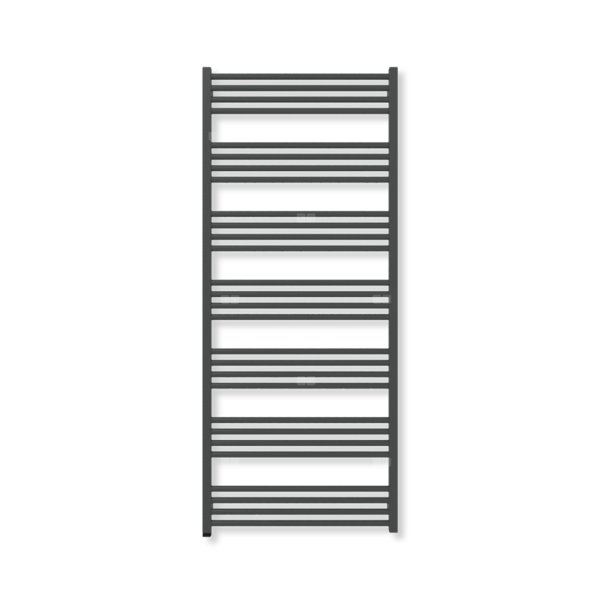 Grzejnik drabinkowy TERMA FIONA ONE, podłączenie S8, wym. 1620 x 680 mm, kolor czarny jak kruk soft (farba), moc 889W
