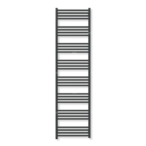 Grzejnik drabinkowy TERMA FIONA ONE, podłączenie S1, wym. 1860 x 500 mm, kolor czarny jak kruk mat RAL9005 (farba), moc 778W