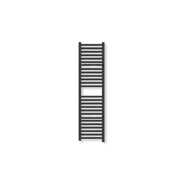 Grzejnik drabinkowy TERMA LIMA ONE, podłączenie S8, wym. 1140 x 300 mm, kolor czarny jak kruk mat RAL9005 (farba), moc 345W