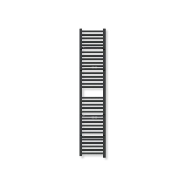 Grzejnik drabinkowy TERMA LIMA ONE, podłączenie S1, wym. 1460 x 300 mm, kolor czarny jak kruk mat RAL9005 (farba), moc 449W