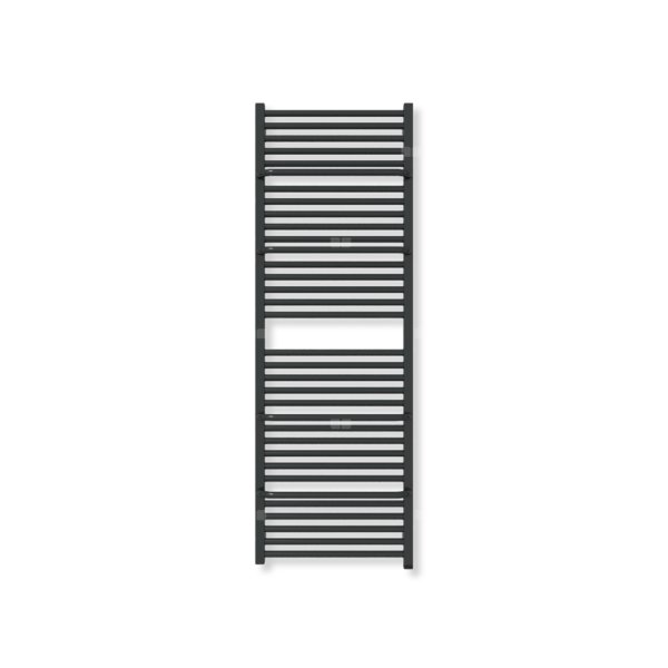 Grzejnik drabinkowy TERMA LIMA ONE, podłączenie S8, wym. 1460 x 500 mm, kolor czarny jak kruk mat RAL9005 (farba), moc 748W