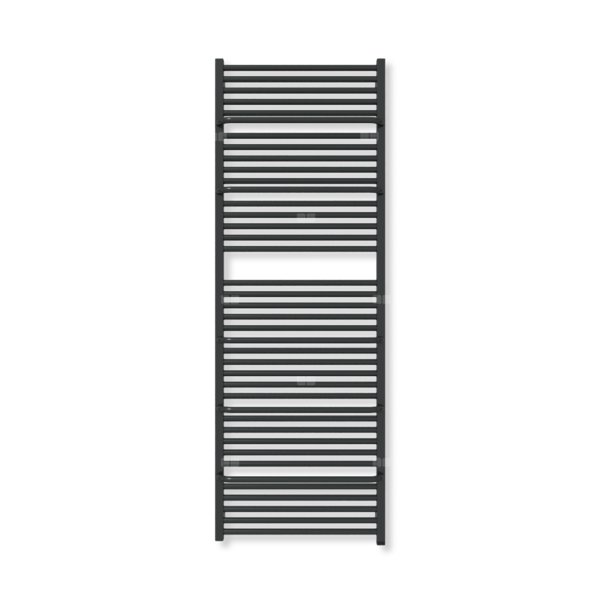 Grzejnik drabinkowy TERMA LIMA ONE, podłączenie S1, wym. 1700 x 600 mm, kolor czarny jak kruk mat RAL9005 (farba), moc 1031W