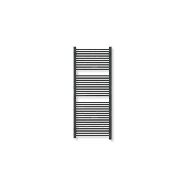 Grzejnik drabinkowy TERMA MIKE ONE, podłączenie S8, wym. 1030 x 430 mm, kolor czarny jak kruk mat RAL9005 (farba), moc 466W