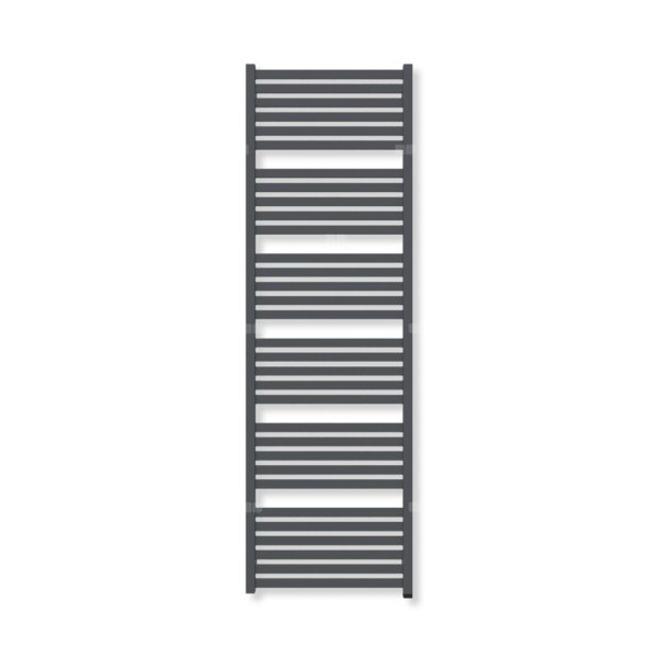 Grzejnik drabinkowy TERMA MARLIN ONE, podłączenie S8, wym. 1680 x 530 mm, kolor metaliczna czerń (farba), moc 805W